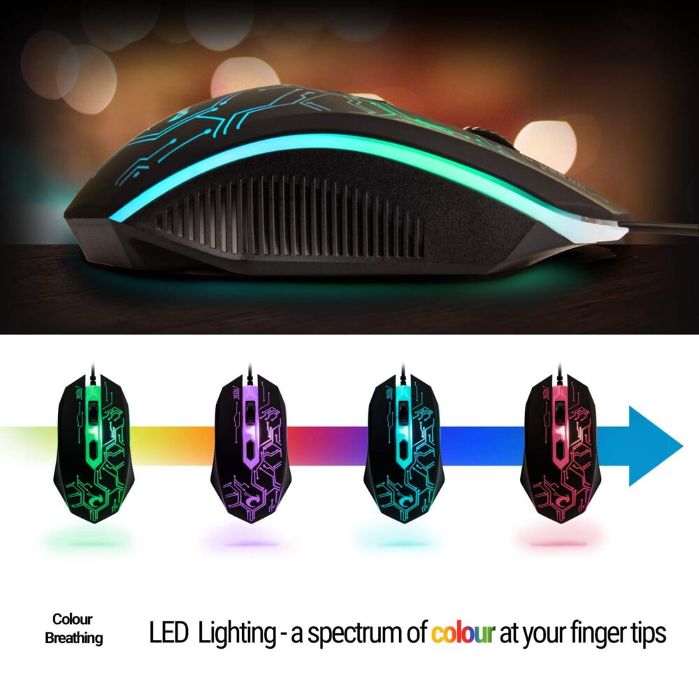 Gaming Keyboard and Mouse and Mouse pad and Gaming Headset - Image 5