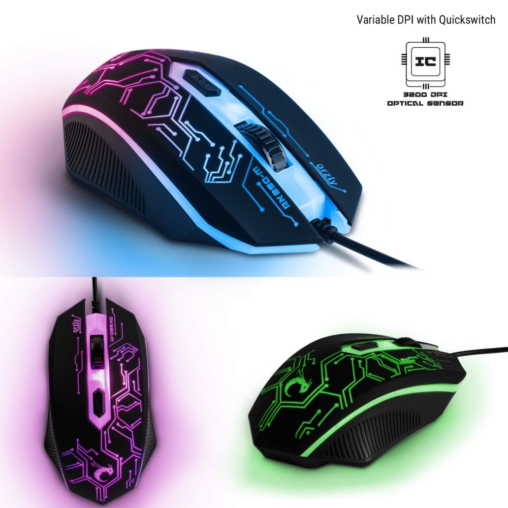 Gaming Keyboard and Mouse and Mouse pad and Gaming Headset - Image 3