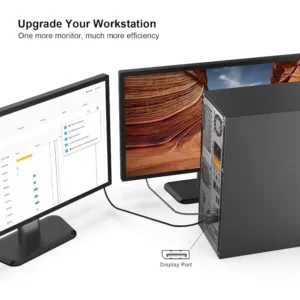 4K DisplayPort to HDMI 10ft gold-plated cable for UHD monitors