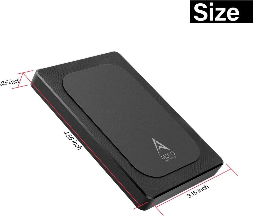 500GB Ultra Slim Portable External Hard Drive HDD-USB 3.0 for PC - Image 7