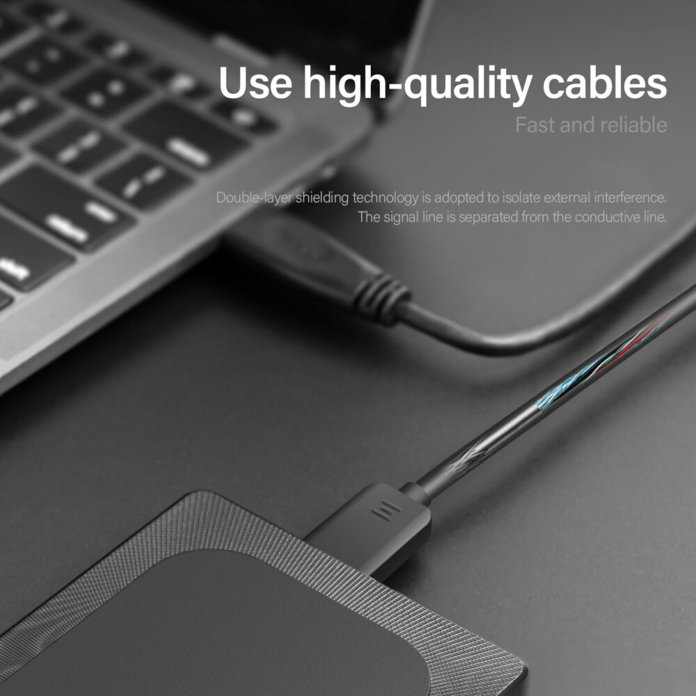 500GB Ultra Slim Portable External Hard Drive HDD-USB 3.0 for PC - Image 2