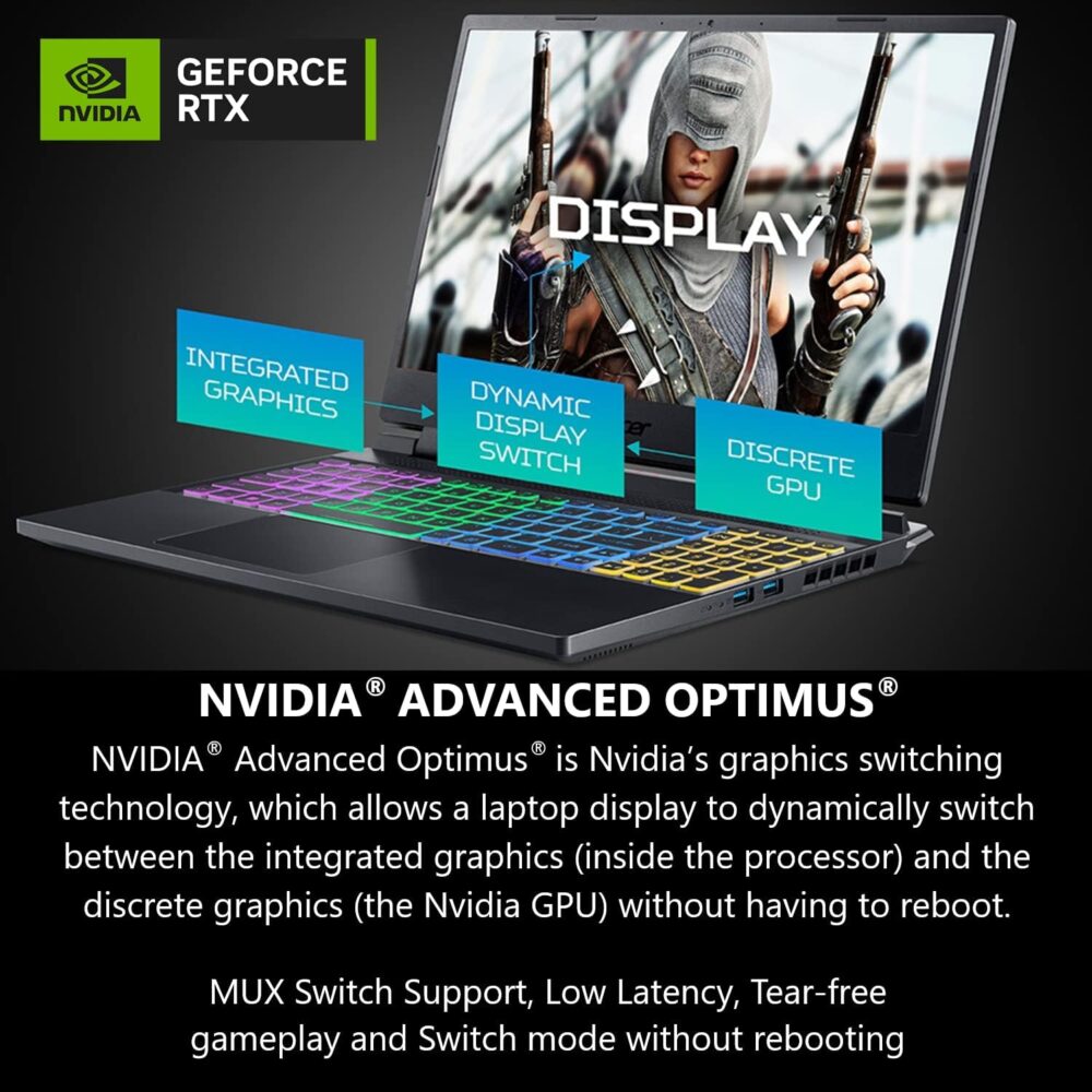 Acer Nitro 17 Gaming Laptop | AMD Ryzen 7 7735HS Octa-Core CPU - Image 8