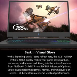 Ultra-smooth visuals with 165Hz Full HD screen on Acer Nitro 17