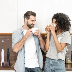 USB rechargeable milk frother